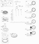 Controls Flywheel Governor Spring Diagram and Parts List for 40H777-0134-B1  Briggs and Stratton Engine